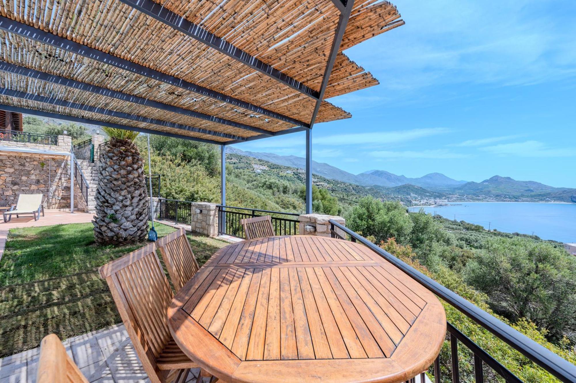 Souda Bay Loggia Villa Sellía Exteriör bild