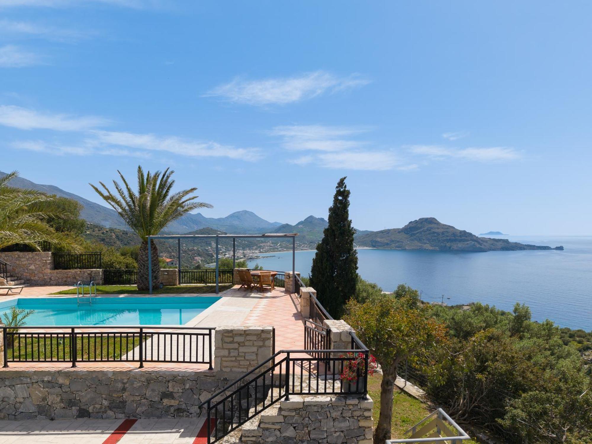 Souda Bay Loggia Villa Sellía Exteriör bild