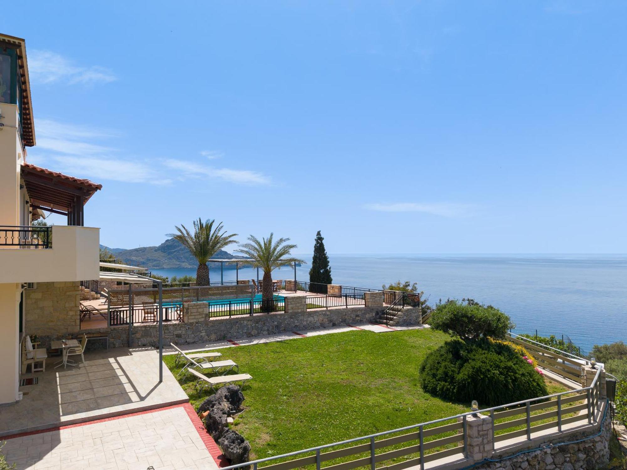 Souda Bay Loggia Villa Sellía Exteriör bild