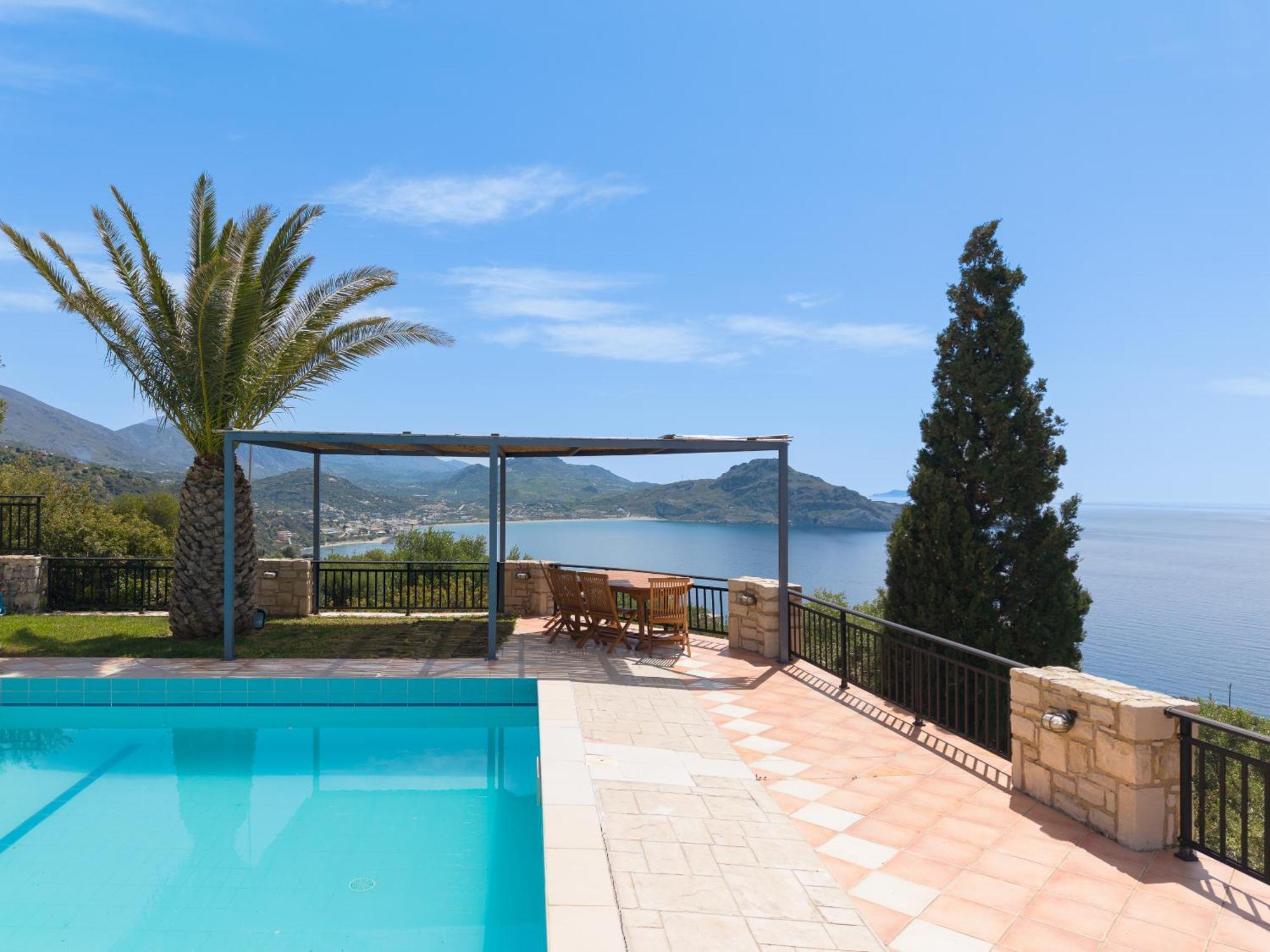 Souda Bay Loggia Villa Sellía Exteriör bild